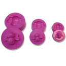 Moosgummiform Bienen