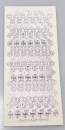 Sticker zu Fancy Punches transparent silber