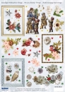 Reddy Cards 3D Stanzbogen Christmas Vintage 3