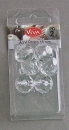 VIVA Decor Acryl Perlen 18 mm transparent
