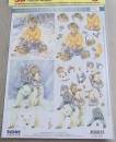 Reddy 3D Stanzbogen Paintbox Poppets Polarreise, Mädchen im Schnee