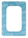 Reddy Cards Satin Prägerähmchen rechteckig aquamarin