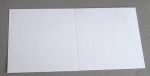 Quadratische Doppelkarte 125 x 125 mm weiss