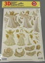 3D Stanzbogen Rauschgoldengel 1