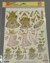 3D Stanzbogen Rauschgoldengel 2