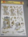 3D Stanzbogen Rauschgoldengel 11