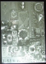Dufex Motivbogen A 4 - Bogen, Herzen / Liebe, silber