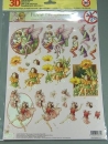 3D Stanzbogen Flower Faries Nr. 27
