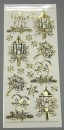MD Sticker transparent gold Ecken Laterne