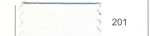 Ripsband 3 mm breit pro Meter weiss