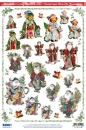 Rubbelbilder Weihnachtsmänner & Bärchen 2