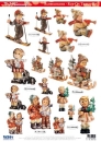 Rubbeltransfer, M.I. Hummel, A4 Hummelfiguren Weihnachten / Winter
