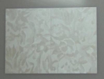 Doppelkarten A6 Camouflage weiss
