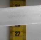 SCHRÄGBAND 40 / 20 je Meter weiss