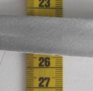 SCHRÄGBAND 40 / 20 je Meter hellgrau