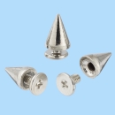 Schmuck-Nieten 7 x 9 mm silberfarben