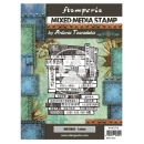Stamperia Mixed Media Stamp Stempel Sir Vagabond in Japan Writings