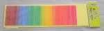 Wachs Regenbogenstreifen XXL