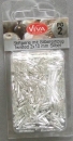 VIVA Stiftperlen 17 gr Silbereinzug  2 x 10 mm silber twiste