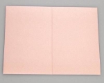 Grußkarte 10,2 x 15,2 cm rosa