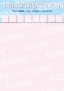 Reddy Cards Transparentpapier A4 Pastellfarben uni, rosa