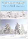 Reddy Cards Transparentpapier A4 bedruckt pro Bogen Winterlandschaft 2