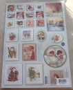 Reddy Cards Stanzbogenset Bilder und Rahmen für quadratische Karten