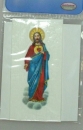 Wachsbild Herz Jesu 95 x 50 mm pro Stück